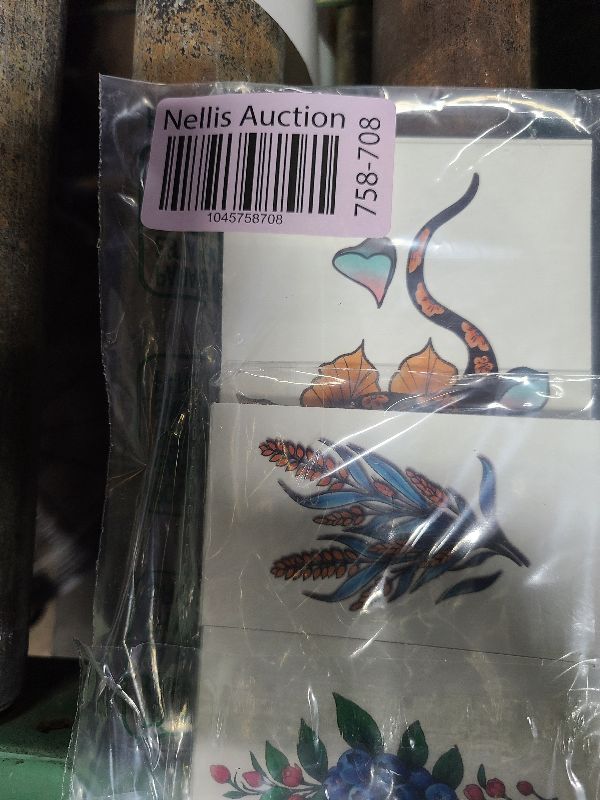 Photo 1 of 77 Sheets Temporary Tattoo for Women Men, 17 Sheets Half Arm Skull Fox Tiger Cat Parrot Snake Fake Tattoos, 60 Sheets Vintage Traditional Tiny for Adult Kids Body Tattoos Stickers Waterproof Realistic
