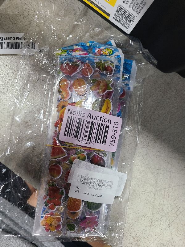 Photo 1 of 24 Sheets(500+) 3D Puffy Stickers for Toddlers Kids, Bulk Preschool Sticker Sheets for Reward, Craft, Scrapbooking Including Animal, Fruits, Dinosaurs, Fish and More