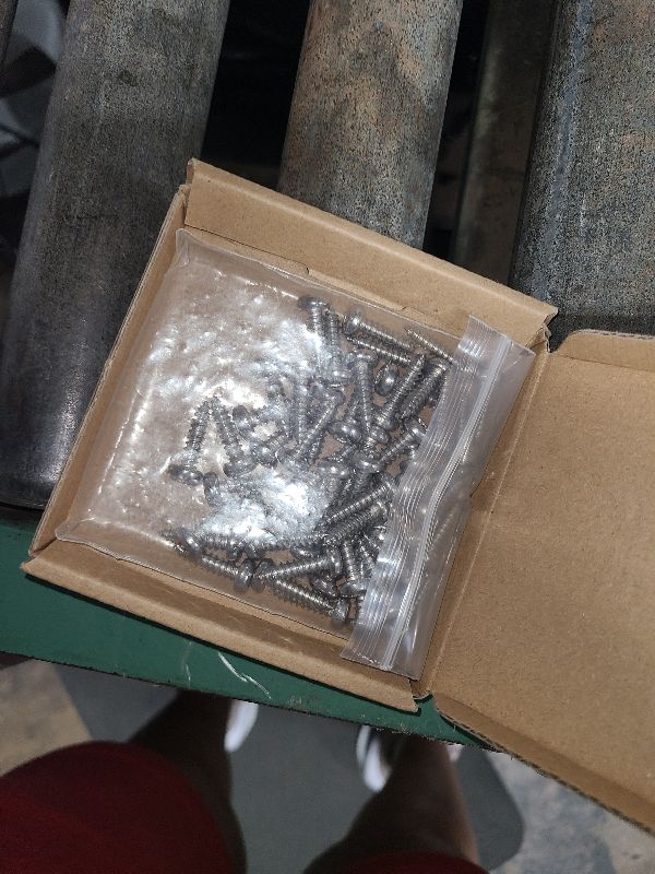 Photo 1 of #10 x 3/4" Pan Head Torx Drive Self Tapping Screws, 304 Stainless Steel 18-8 Wood Screw Sheet Metal Screw, Star Drive, Full Thread Coverage, Pack of 50