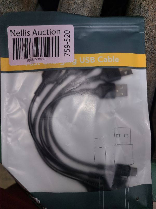 Photo 1 of 6 inch Short Fast Charging Cord, 5 Pack Durable USB A to USB Type C 3A Cable for Charging Station Compatible with Samsung Galaxy Note 9 10 S10 S20 S30 OnePlus 7T 8T LG V30 V40