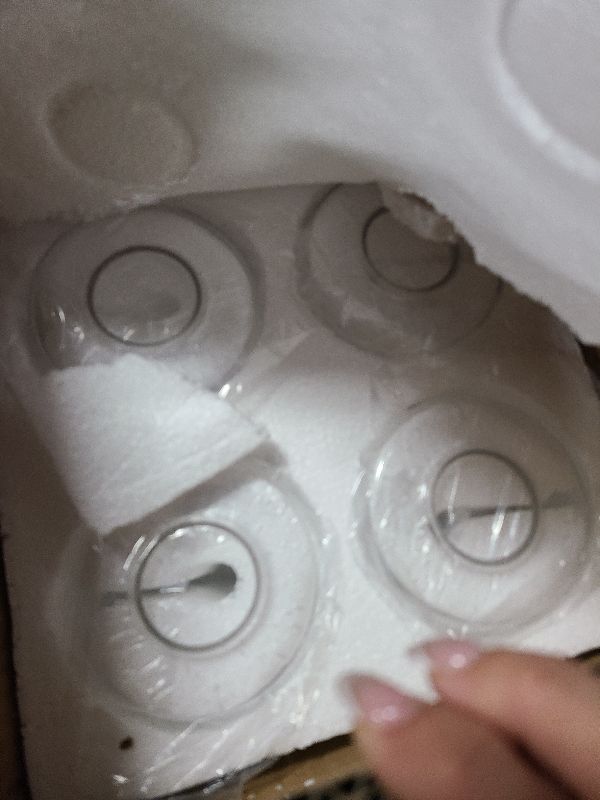 Photo 1 of 6 Pack Seeded Glass Lamp Shade, Cylinder Bubble Glass Shades Replacement Light Fixture Globe, 6 x 4 Inch Glasss Lampshade Globe Cover with 1-5/8 Fitter for Chandelier Pendant Wall Sconces