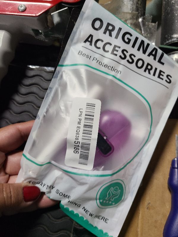 Photo 1 of [Upgrade Secure Lock] for Beats Solo Buds 2024 Case Cover with Cleaner Kit, AGENTNANO Clear TPU Shockproof Protective Cover Compatible with Beats Solo Buds Charging Case with Carabiner-Clear Purple