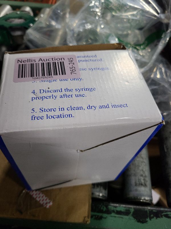 Photo 1 of 29G 1cc 1/2" Syringe with Needle - Disposable Individual Package-100 Pack