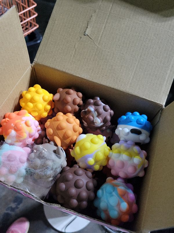 Photo 1 of 30 Pack Animal Pop Balls Party Favors for Kids,3D Pop Balls Fidget Toys,Birthday Gifts for Boys & Girls,Goodie Bag Stuffers,Pinata Stuffers Filler,Carnival Prizes,Treasure Box Toys,Kids Prizes