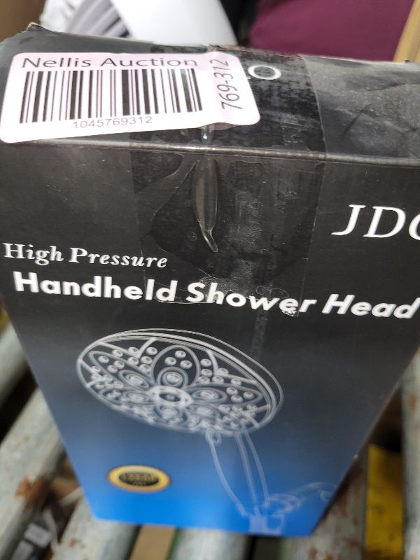 Photo 1 of 6-Setting Shower Head with Handheld, JDO High Pressure Hand held Shower Head, 4.7 Inch Chrome Detachable Showerhead Set with 59 Inch Stainless Steel Hose and Adjustable Showerhead Holder