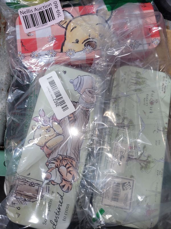 Photo 1 of **2 GREENS AND 1 RED BOX**
Disney Winnie the Pooh School Supplies Set Stationery Bundle Includes 3 Molded Pencil Case, Stickers, More | Winnie the Pooh Pack
