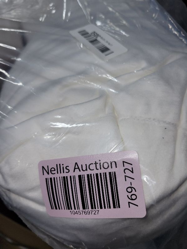 Photo 1 of  Pillow for Twin Bed, Memory Foam Bolster w/Removable Velvet Cover, Headboard Gap Filler Pillow, White