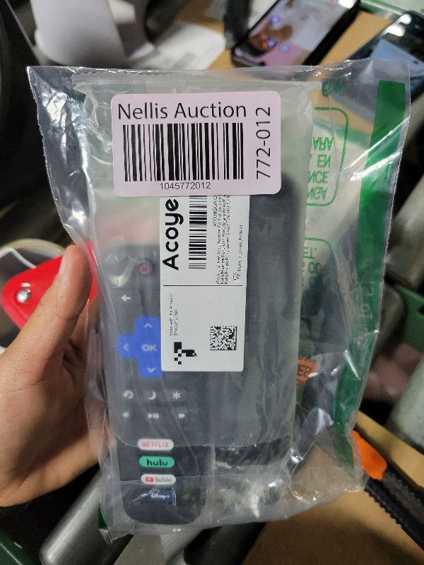 Photo 1 of (Pack of 2) Replacement-Remote-Control for Roku-TV,Compatible for TCL Roku/Hisense Roku/Onn Roku/Philips Roku Smart TVs(Not for Roku Stick and Box)