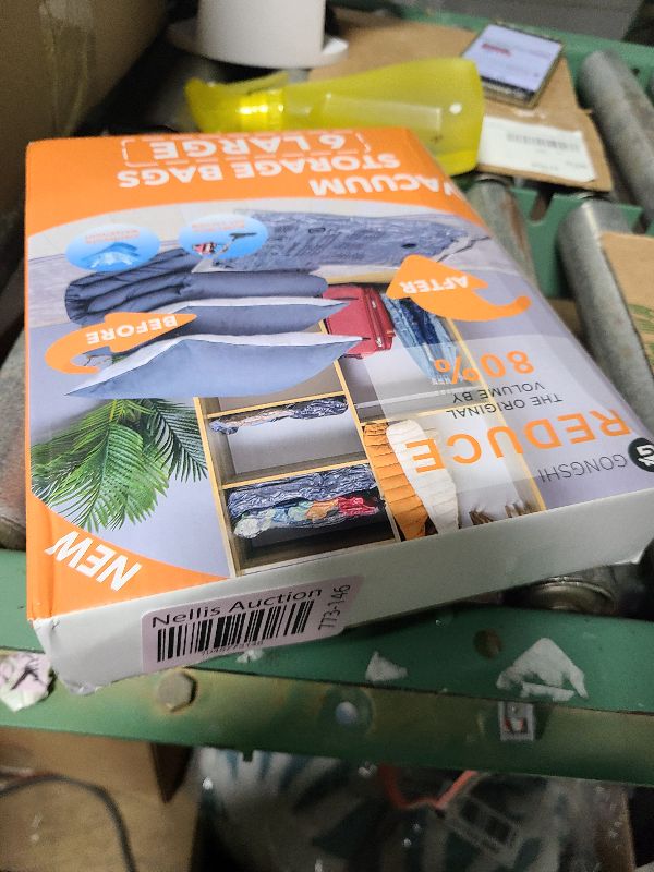 Photo 1 of 6 Large Vacuum Storage Bags,Plastic Packaging Bags,Space Saver Sealer Compression Bags for Blankets, Comforters, Pillows, Clothes Storage