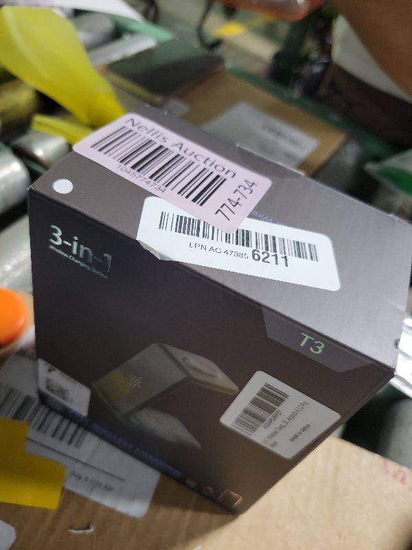 Photo 1 of 3 in 1 Wireless Charging Station, 2025 Upgraded Fast Desk Charger Station for iPhone 16 15 14 13 12 Pro Max Plus, Charger Stand for Apple Watch 10 9 8 7 6 5 4 3 2 SE, Airpods 4 3 2 Pro