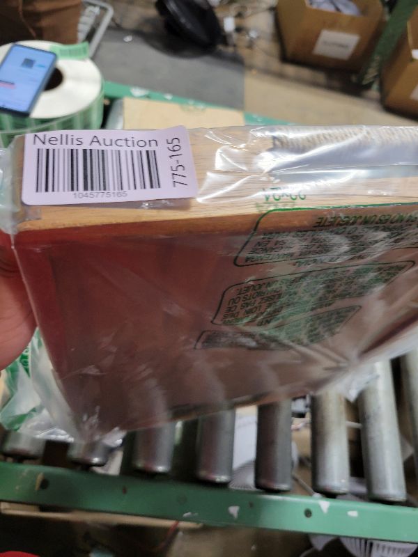 Photo 1 of 16.5 x 12 Inches Acacia Wood Serving Tray, Large Wooden Food Trays with Handles, Coffee Table Tray for Ottoman, Charcuterie, Parties, Eating, Snack, Decor, Outdoor Kitchen Counter Bandeja De Madera