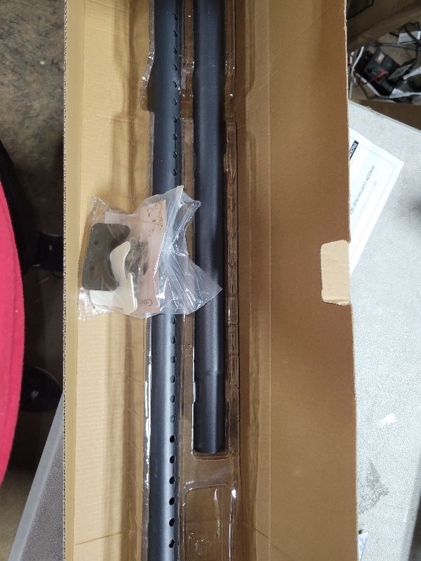 Photo 1 of 2pcs Tension Curtain Rod 33 to 58 No Drilling Spring Tension Rod Adjusting Black Curtain Rod No Drilling Non-Slip Expandable Spring Loaded Curtain Tension Rods for Window, Doorway, Closet, Wardrobe