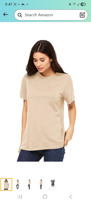 Photo 1 of  Women's Round Neck Short Sleeve Tru-Fit Tee Shirt size L