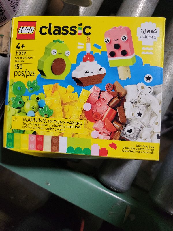 Photo 1 of LEGO Classic Creative Food Friends Building Toy Set - Pretend Play Food for Kids, Boys and Girls, Ages 4+ - Learning and Educational Toy for Preschool - Gift Idea for Birthdays - 11039