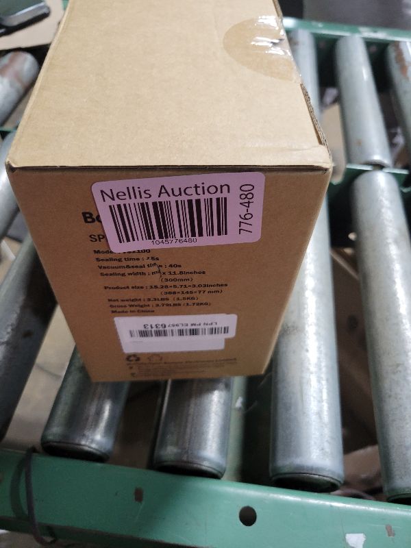 Photo 1 of [Updated 2025] Bonsenkitchen Vacuum Sealer Machine + 40 Vacuum Bags, Fast-Compact/Multi-Functional Food Vacuum Sealer with External Vacuum System, Silver