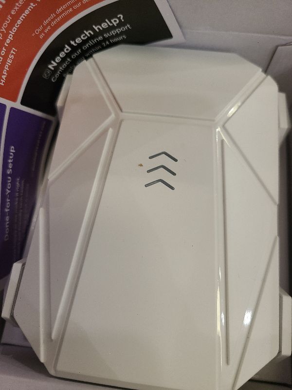 Photo 1 of 2025 AX1800 WiFi 6 Extender Signal Booster - Dual Band 2.4G/600Mbps & 5.8G/1200Mbps, WiFi Extender with Gigabit Port, 802.11AX Tech, 12999 Sq.Ft Long Range WiFi Repeater, Connects 100+ Devices