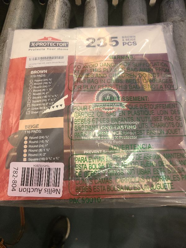 Photo 1 of 235 pcs Felt Furniture Pads Brown & Beige X-Protector! Huge Quantity of Furniture Pads for Hardwood Floors – Your Ideal Wood Floor Protectors for Furniture. Protect Any Type of Hard Floor!