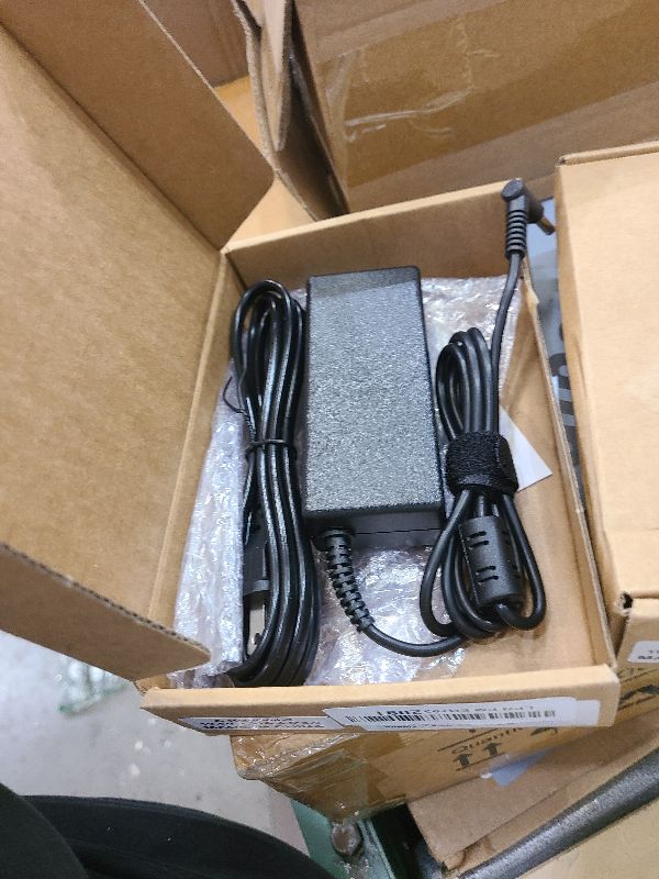 Photo 1 of 45W Charger for HP Laptop Computer - Fit for HP Stream 11 13 14, Pavilion x360 11 13 15 17, Envy, ProBook, EliteBook, Spectre AC Adapter, Notebook 14 15 Power Supply Cord (Smart Blue Tip)