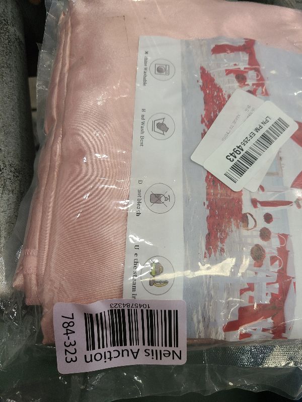 Photo 1 of 2 Panels Light Pink Backdrop Curtain, 10 x 10 Feet Background Curtains for Parties, Weddings, Baby Showers, Bachelorette Halloween, Christmas Birthday Party Photoshoot Backdrop Curtains Decorations