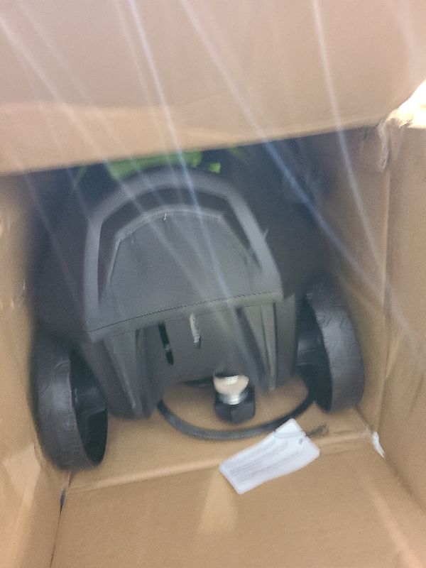 Photo 1 of 4800 PSI Electric Pressure Washer- 4.0 GPM High Power Washer with 33FT Hose Reel, 4 Spray Tips and Soap Bottle for Car Washing, Fence Cleaning, Patio Maintenance?Upgraded?(Green)