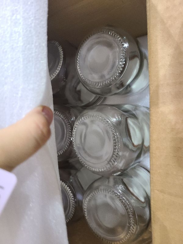 Photo 1 of [6 Pack] 16 oz. Regular-Mouth Glass Mason Jars with Metal Airtight Lids and Bands for 1 Pint Canning, Preserving, & Meal Prep