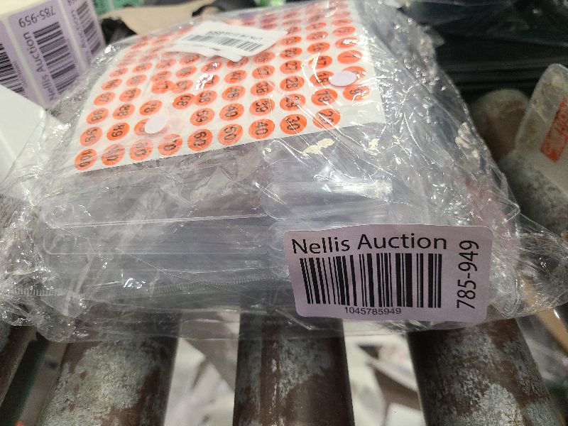 Photo 1 of 300 Pcs Nail Swatch Sticks with Number Stickers, Clear Fan-shaped Nail Polish Color Sample Sticks Display, Practice Nails Sticks with Ring for Board Home