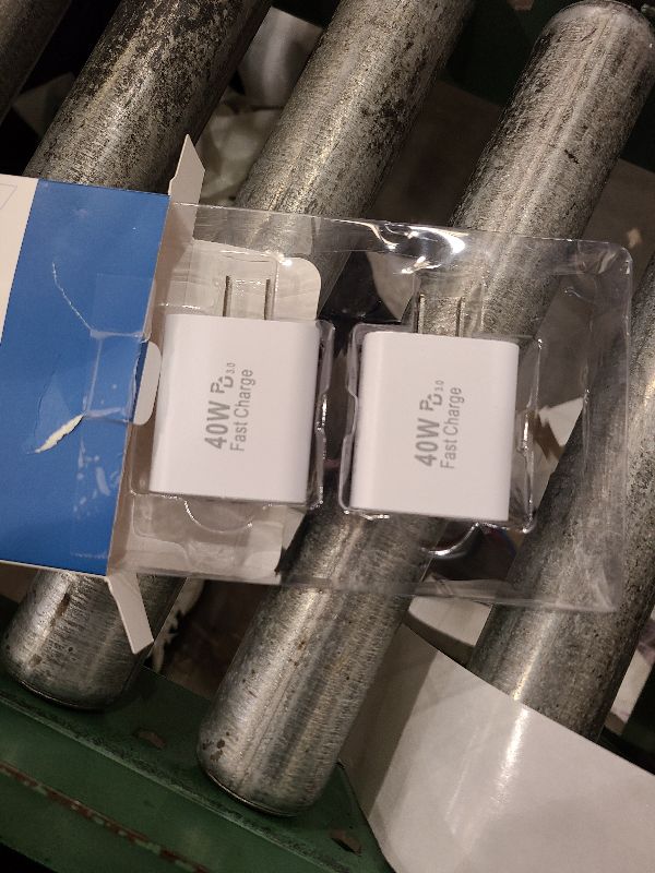 Photo 1 of [2 Pack] iPhone 16 Charger Block 4-Port,40W USB C PD Power Adapter Fast Charging+ QC 3.0 USB A Multiport Charger Brick for iPhone 16/15/14/13/Pro Max/XS/XR/8/7, iPad, Airpods,iwatch,Samsung,Tablets