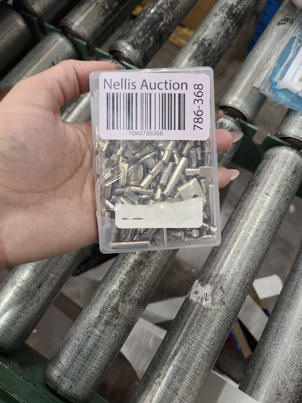 Photo 1 of 104Pcs Shelf Pins Kit,4 Styles Nickel Plated Shelf Support Pegs,Bookshelf Pegs for Shelves,Cabinet Shelf Bracket Pegs Shelf Pins Holders for Kitchen Furniture & Closet ( 5mm & 1/4inch )