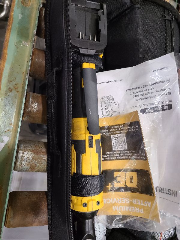 Photo 1 of 3/8 Inch Cordless Ratchet Wrench, for DEWALT 20V Max Battery, 88Ft-Lbs, 0-400RPM, Electric Ratchet Wrench Set with Variable Speed Trigger, Reinforced Head, R&F Switch, 7 Sockets, 3/8" to 1/4" Adapter