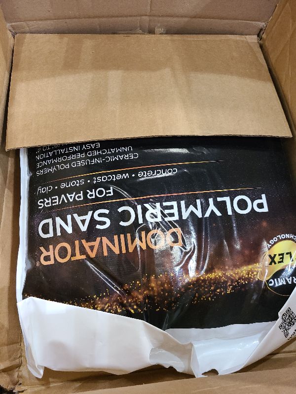 Photo 1 of 40 Pound Natural Ivory DOMINATOR Polymeric Sand with Revolutionary Ceramic Flex Technology for Stabilizing Paver Joints/Gaps, 1/8” up to 4”, Professional Grade Results