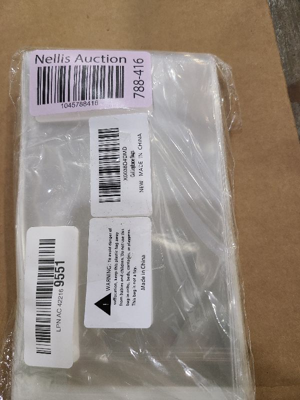 Photo 1 of 300 Pcs Cellophane Bags, 4x6" 2.8 Mils Self-Adhesive Cello Bags for Packaging, Candy, Bread, Dessert, Party Favors, Bakery