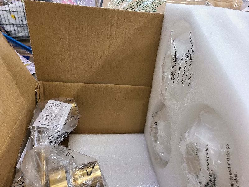 Photo 1 of 3 Light Bathroom Vanity Light, Brushed Gold Vanity Light with Globe Milk Glass Shade, Gold bathroom light fixtures, Mid Century Modern Brass Vanity Lights for Bathroom Bedroom Living Room, 24 inch