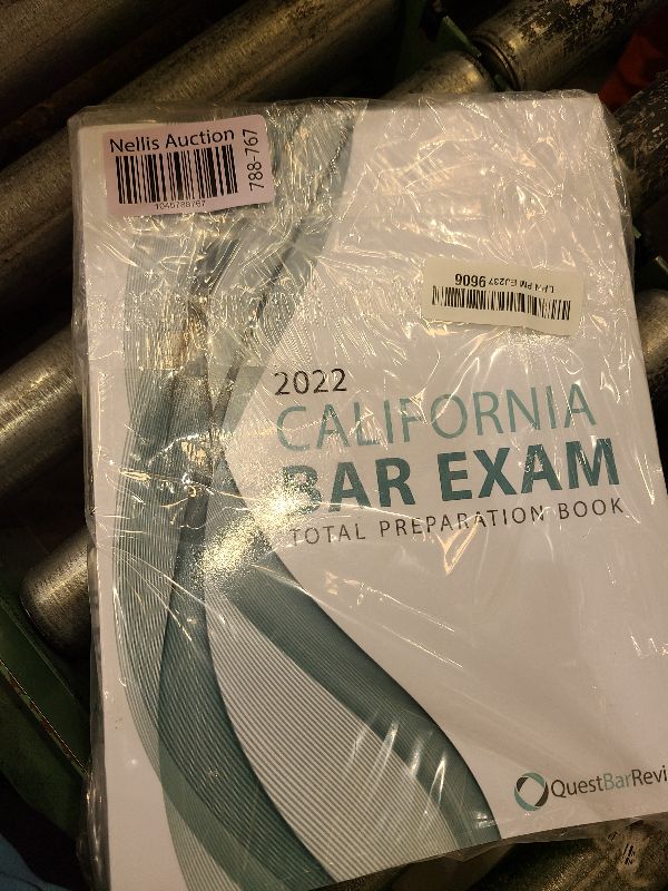 Photo 1 of 2022 California Bar Exam Total Preparation Book