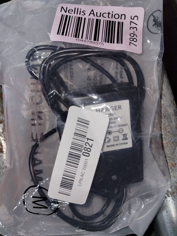 Photo 1 of 12v Charger for Razor Power Core E90 Charger for Electric Scooter Black Label Powercore E90, E95, MX125 Dirt Bike, MX125 Dirt Rocket, 12V Kids Ride On, Dynacraft Toy Power Supplies