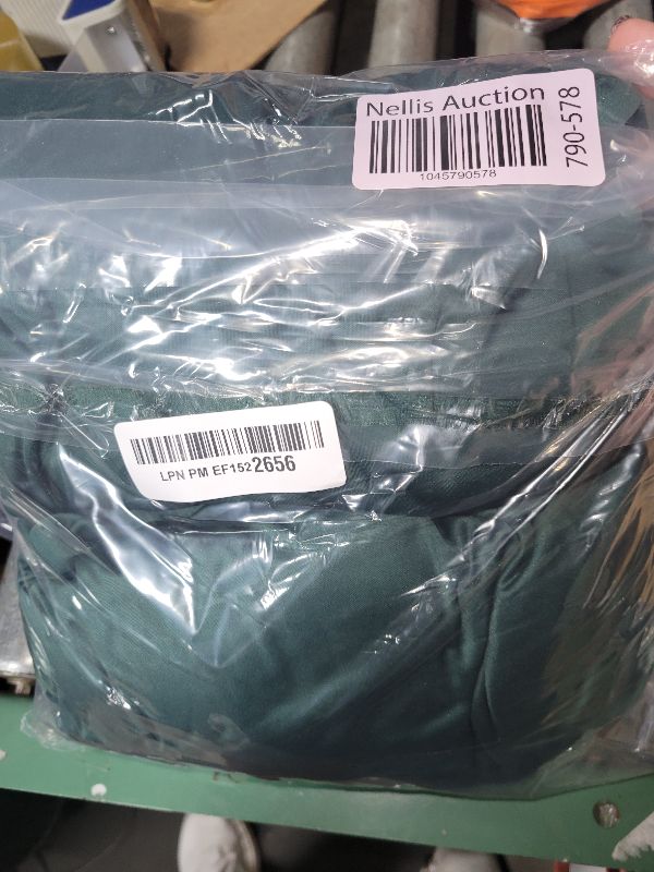 Photo 1 of 10x10ft Wrinkle Free Hunter Green Backdrop Curtain for Parties Soft Fabric Drapes Wedding Dark Green Curtain Backdrop for Birthday Party Decorations Background for Photography 5x10ft,2 Panels
