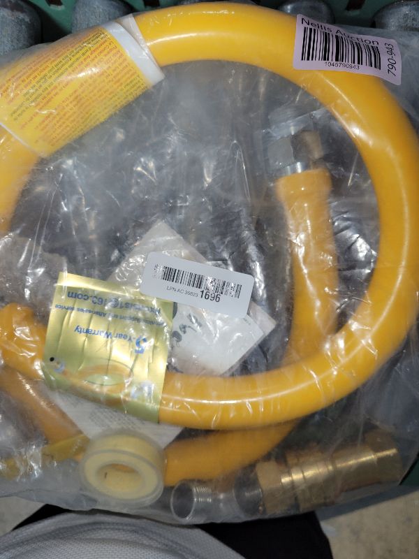 Photo 1 of 1675KIT48 Safety System Kit,3/4"X 48"Mobile Gas Hose Connector Kit,2elbow,3/4quick Disconnect,3/4gas Line,Full Port Gas Valve,Restraint Devi,Commercial Standard Gas Connector Kit For Kitchen Equipment
