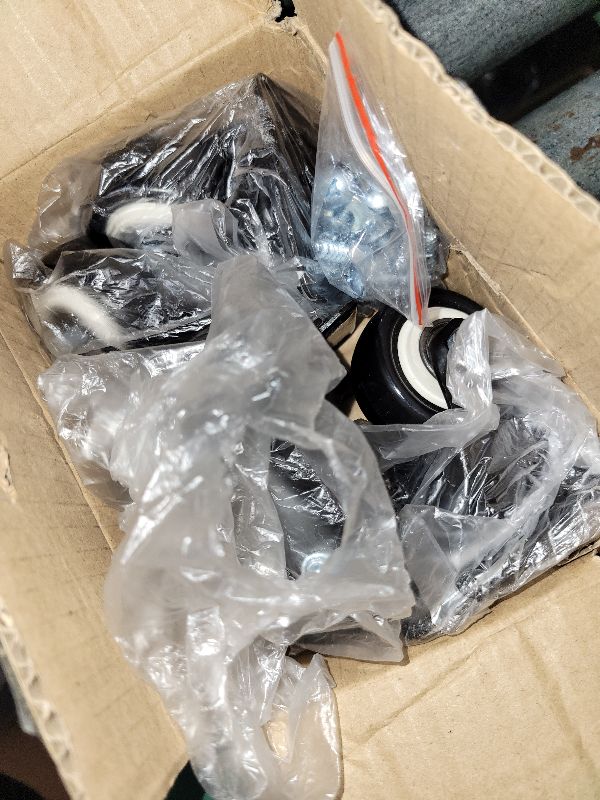 Photo 1 of 2 inch Swivel Caster Wheels Without Brake and No Noise Wheels, Heavy Duty Casters Total Capacity 600lbs (Pack of 4)