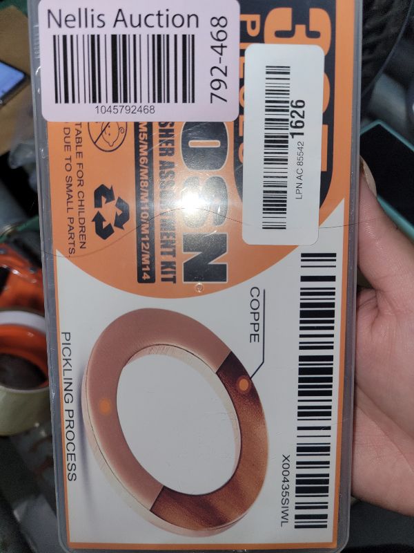 Photo 1 of 325 PCS, 10 Sizes, Premium Copper Metric Sealing Crush Washers Assortment Kit, Upgraded Flat Ring Oil Drain Plug Crush Washer Gasket Seal Assortment Set, Banjo Bolt Washer for Automotive, Motorcycles