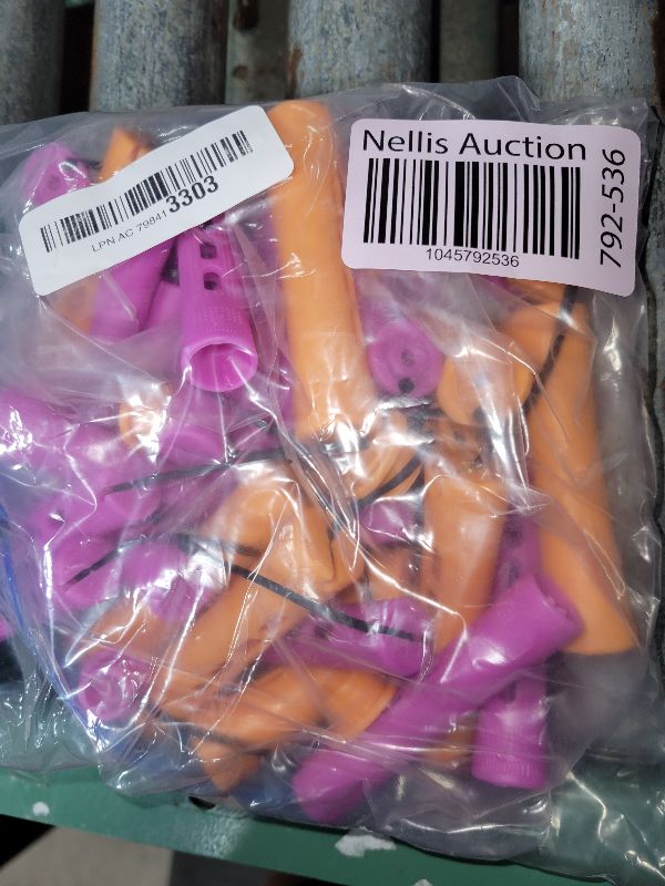 Photo 1 of 60 Pieces Cold Wave Non-Slip Rods Set - 3 Sizes Plastic Heatless Perming Curlers for Women's Natural, Long, Medium, and Short Hairstyles