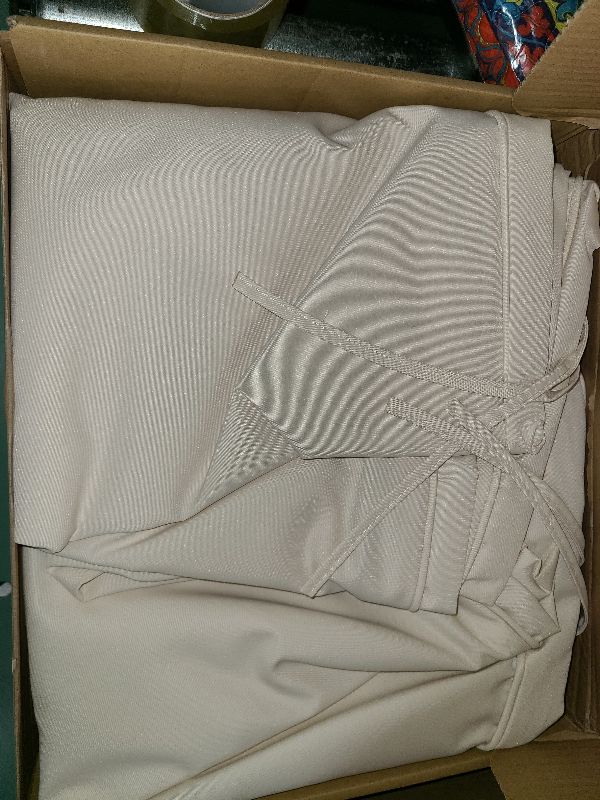 Photo 1 of 2 Pcs Outdoor Chaise Lounge Cushion Covers, 72 x 21 x 3 Inch Chair Cushion Replacement Cover, Waterproof Chaise Cushion No-Slip Cover with Zipper Ties (Not Includes Cushion)