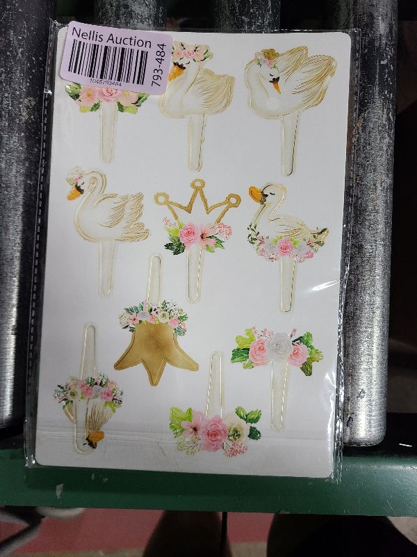 Photo 1 of 40 Pcs Swan Cupcake Toppers - Elegant Swan Party Decorations and Swan Cake Decor - Perfect for Swan Birthday Cupcake Toppers, Swan Baby Shower, and Swan Lake Theme Party