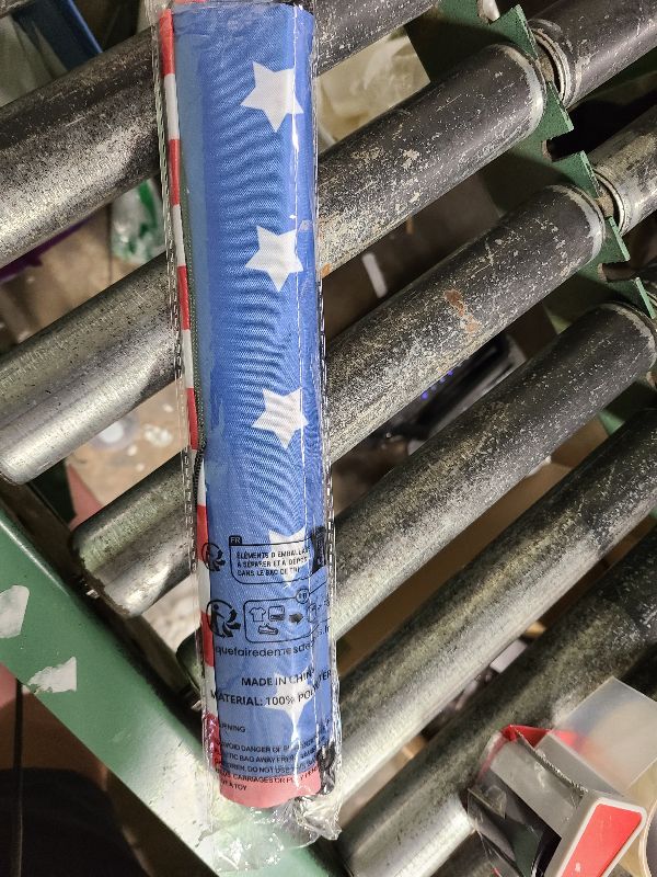 Photo 1 of 4th of July Decorations - Hanging American Flag Banners Patriotic Porch Sign for Memorial Day, Independence Day Party Supplies - Weatherproof Stars and Stripes Red White Blue (2 Pcs)