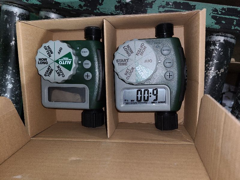 Photo 1 of 2-Pack 1-Outlet Programmable Digital Hose Watering Timer