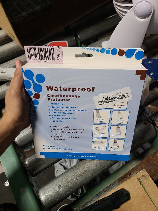 Photo 1 of 100% Waterproof Foot Cast Cover Wound Protector for Shower Bath, Watertight Cast Bag Covers for Broken Surgery Foot, Wound and Burns - Reusable [2025 Upgrade]