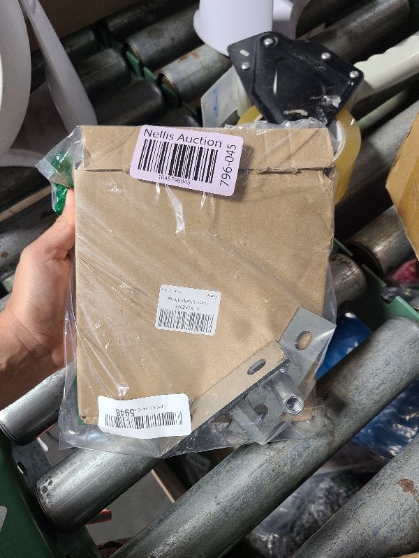 Photo 1 of 2 Sets 4 Inch Adjustable Pipe Bracket, Heavy Duty Galvanized Steel Split Ring Hanger, Round Supports for Plastic Ventilation Pipe Chimney Drainage Tube