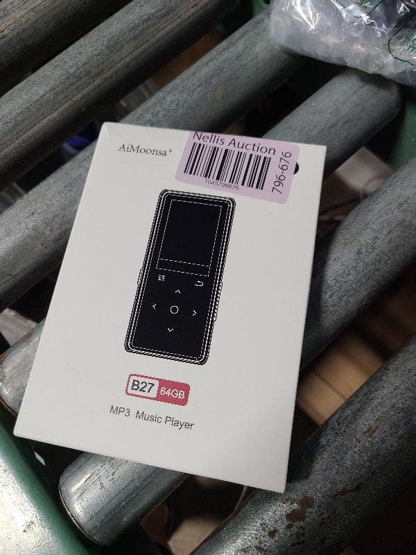 Photo 1 of 64GB MP3 Player with Bluetooth 5.2, AiMoonsa Music Player with Built-in HD Speaker, FM Radio, Voice Recorder, HiFi Sound, E-Book, Earphones Included