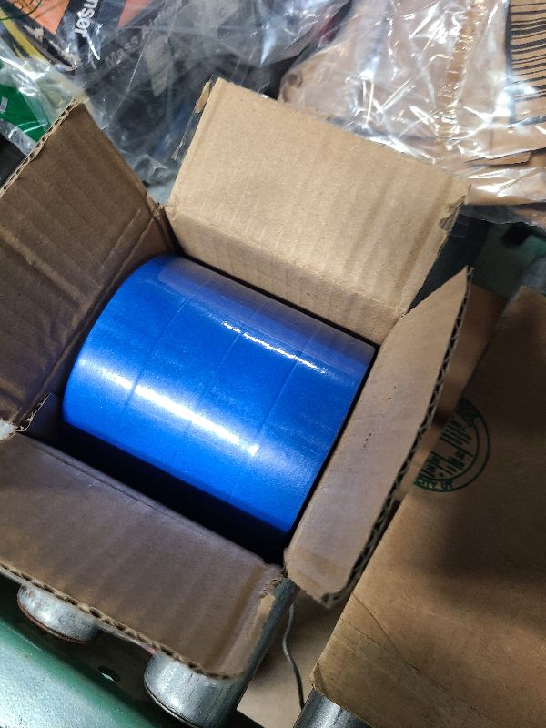 Photo 1 of 4 Rolls Blue Painter's Tape 0.94 Inch?Masking Tape for Multi-Purpose, Painting Projects, DIY Crafts, 0.94 Inch x 22 Yards, Easy Removal, Anti-UV, Total 88 Yards