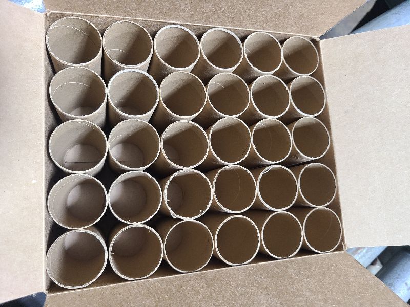 Photo 1 of 30 Pack Craft Rolls - Thick Cardboard Tubes for Crafts - Round Tubes - Cardboard Tubes For Crafts - Craft Tubes - Craft Round Tubes - Paper Tube for Crafts - 1.57 x 3.9 inches - Brown
