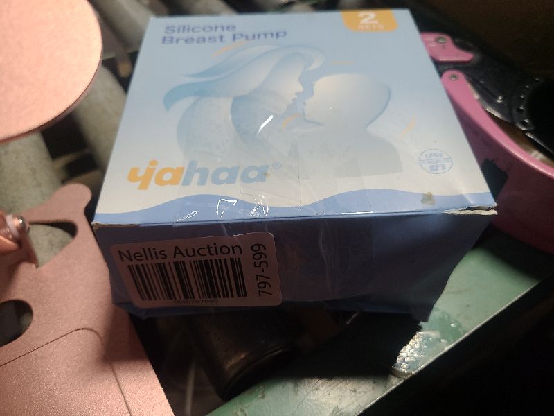 Photo 1 of 2 Sets Manual Breast Pump for Breastfeeding Essentials,Colostrum Collector with Spill Free Valve,Cap,Silicone,Clear,4oz