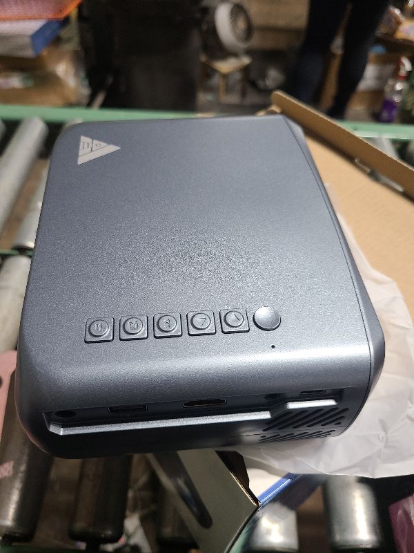 Photo 1 of Mini Projector, iTJQ Portable Projector 1080P Supported for Indoor Outdoor Movies, Phone Projector Compatible with iOS/ Android, Laptop, TV Stick/ PS5, USB/HDMI/Type-C